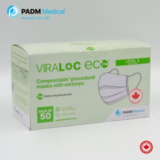 VIRALOC ECO Compostable Procedural Face Mask Level 3 Protection